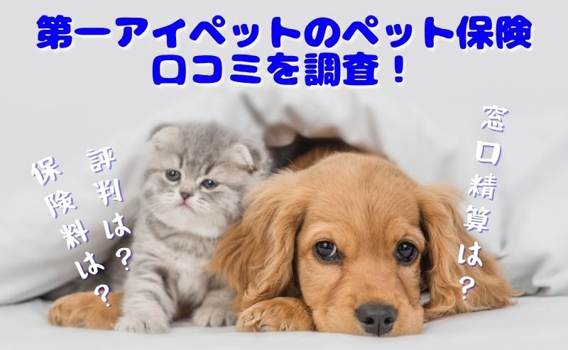 第一アイペットのペット保険の口コミ